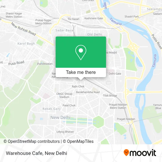 Warehouse Cafe map