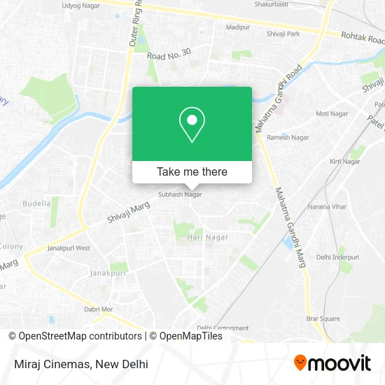 Miraj Cinemas map