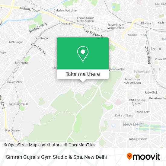 Simran Gujral's Gym Studio & Spa map
