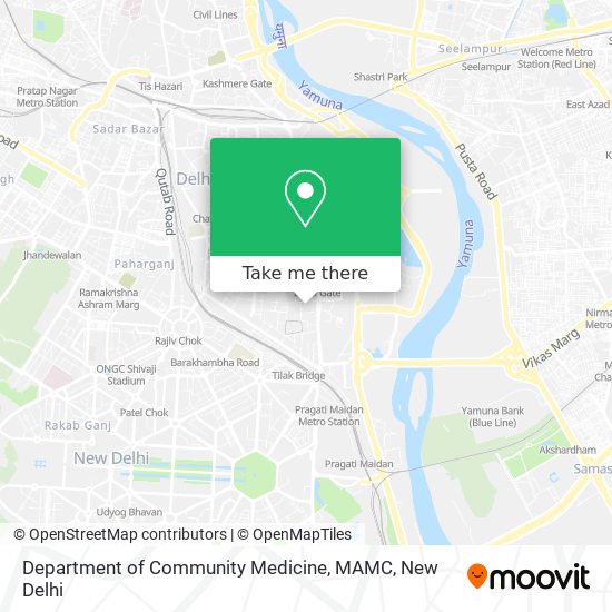 Department of Community Medicine, MAMC map