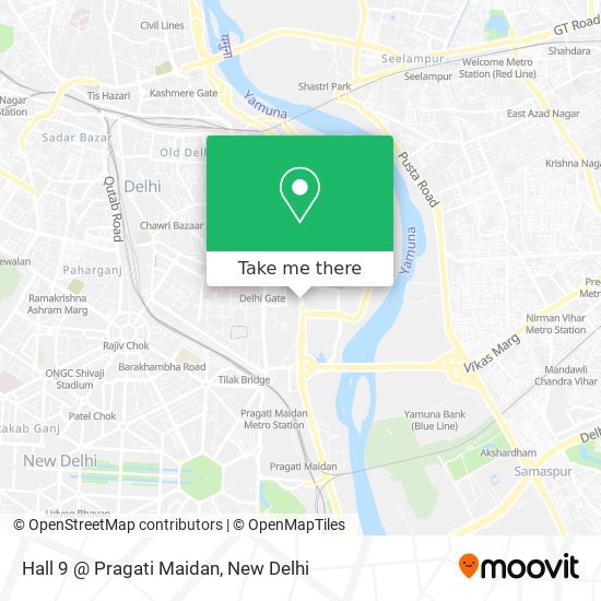 How to get to Hall 9 Pragati Maidan in Delhi by Bus Metro or Train