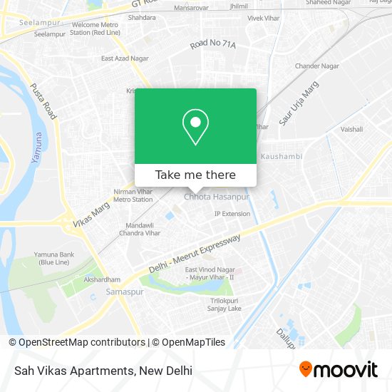 Sah Vikas Apartments map