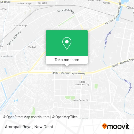 Amrapali Royal map
