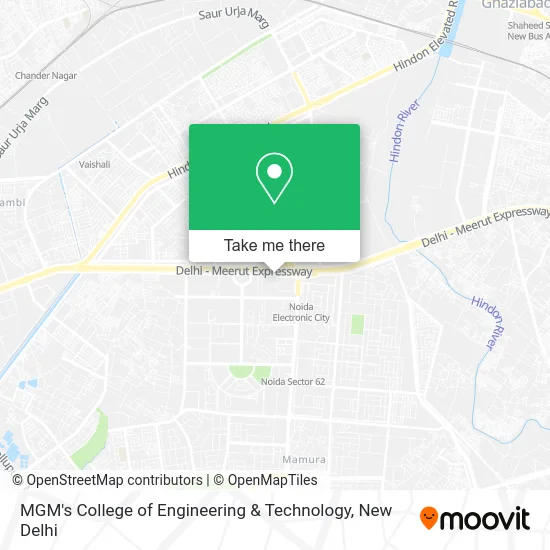 MGM's College of Engineering & Technology map