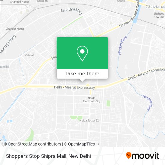 Shoppers Stop Shipra Mall map