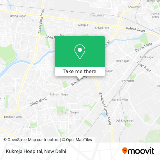 Kukreja Hospital map