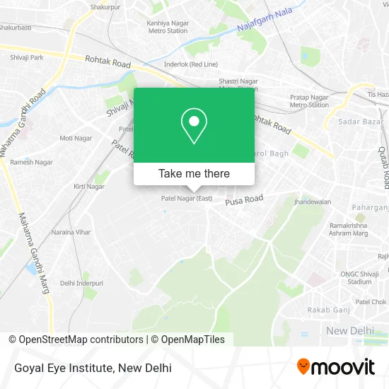 Goyal Eye Institute map
