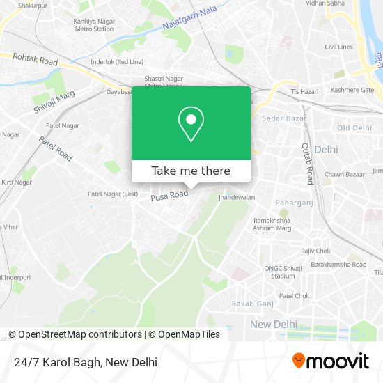 24/7 Karol Bagh map