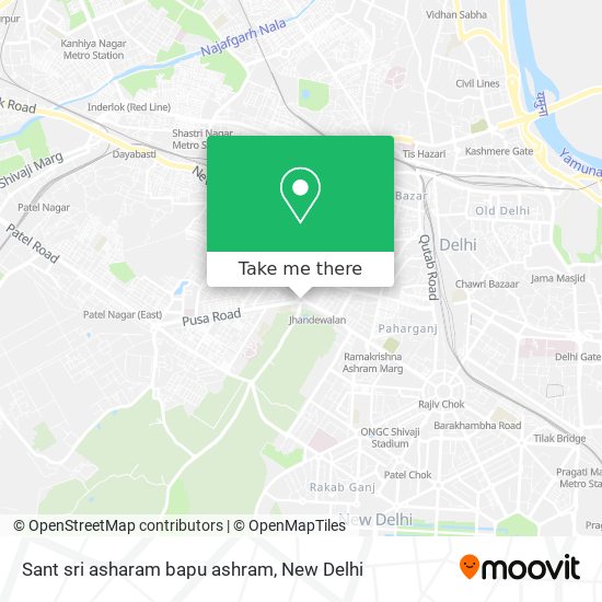 Sant sri asharam bapu ashram map