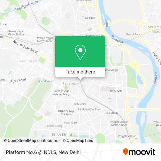 Platform No.6 @ NDLS map