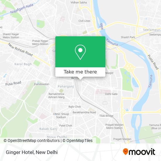 Ginger Hotel map