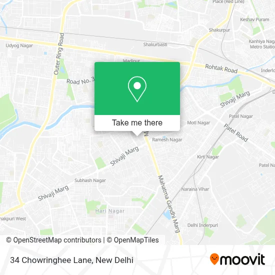 34 chowringhee Lane map