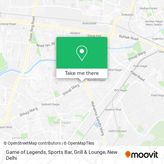 Game of Legends, Sports Bar, Grill & Lounge map