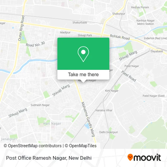 Post Office Ramesh Nagar map