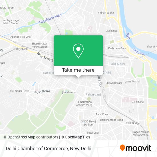 Delhi Chamber of Commerce map