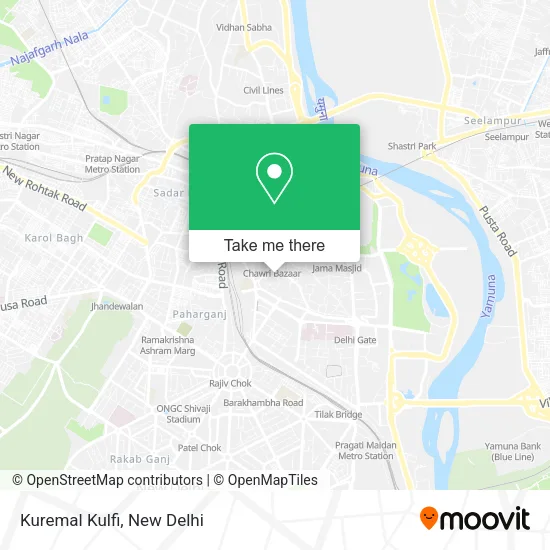 Kuremal Kulfi map