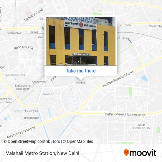 Vaishali Metro Station map