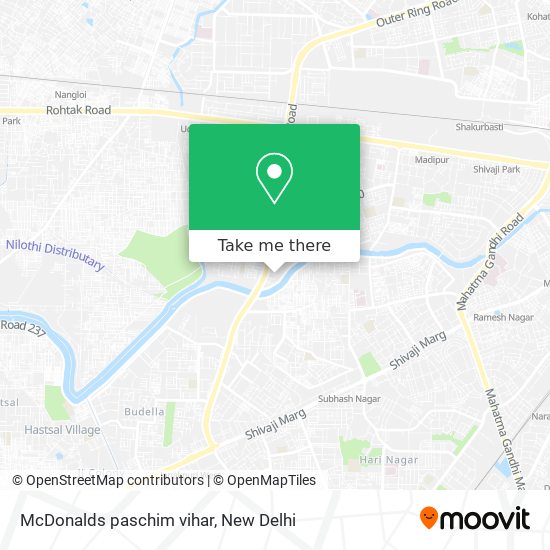 McDonalds paschim vihar map