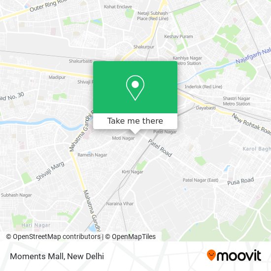 Moments Mall map