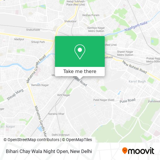 Bihari Chay Wala Night Open map