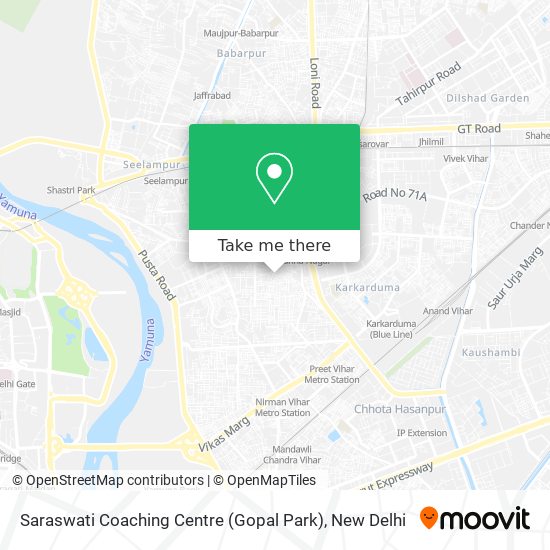 Saraswati Coaching Centre (Gopal Park) map