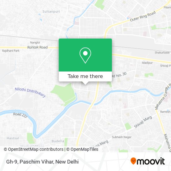 Gh-9, Paschim Vihar map