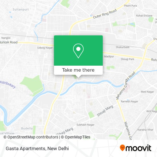 Gasta Apartments map