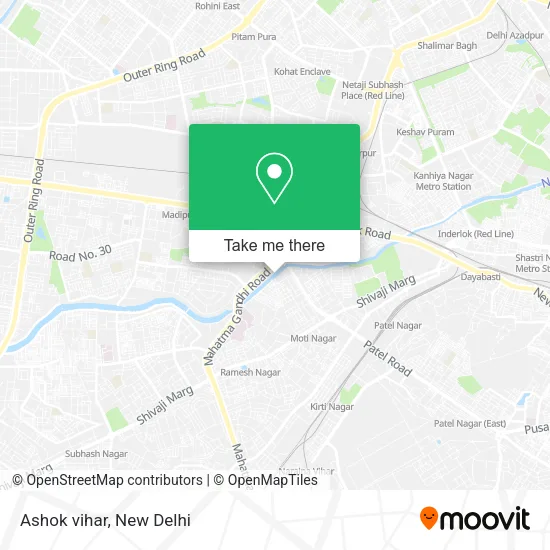 Ashok vihar map