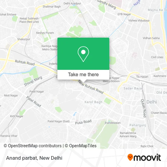 Anand parbat map