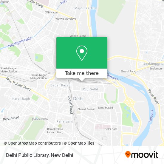 Delhi Public Library map