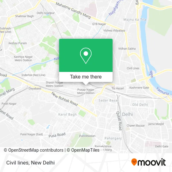 Civil lines map