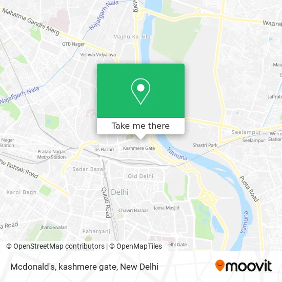 Directions To Mcdonalds From My Location How To Get To Mcdonald S Kashmere Gate In Delhi By Metro Bus Or Train