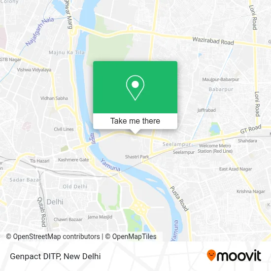 Genpact DITP map