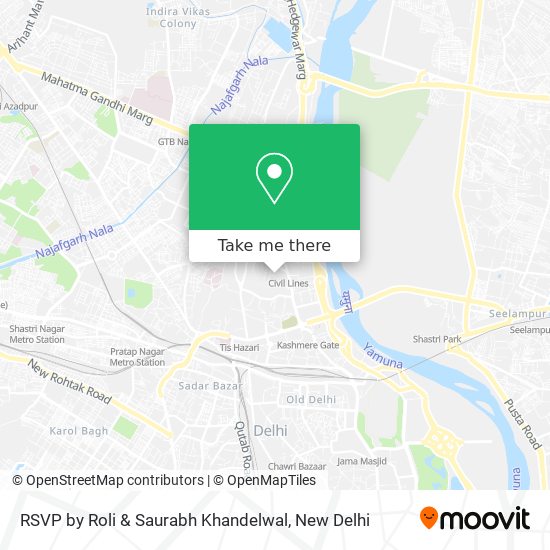 RSVP by Roli & Saurabh Khandelwal map