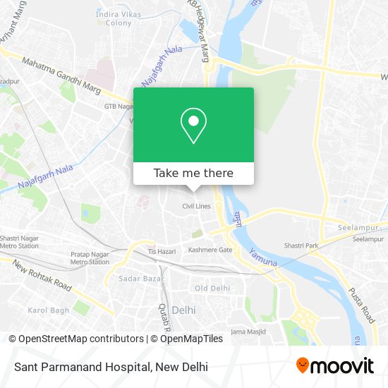 Sant Parmanand Hospital map