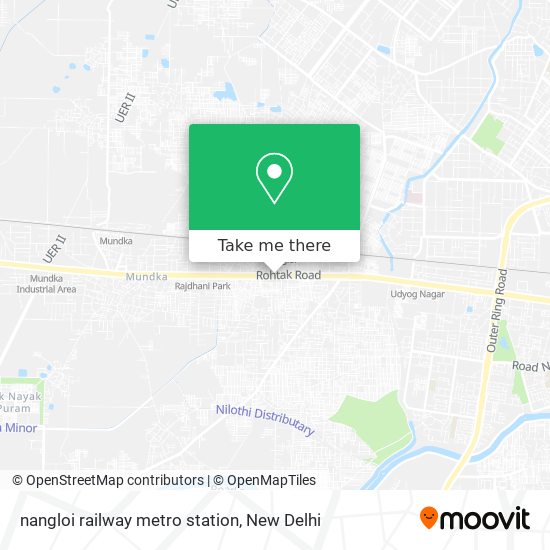 nangloi railway metro station map