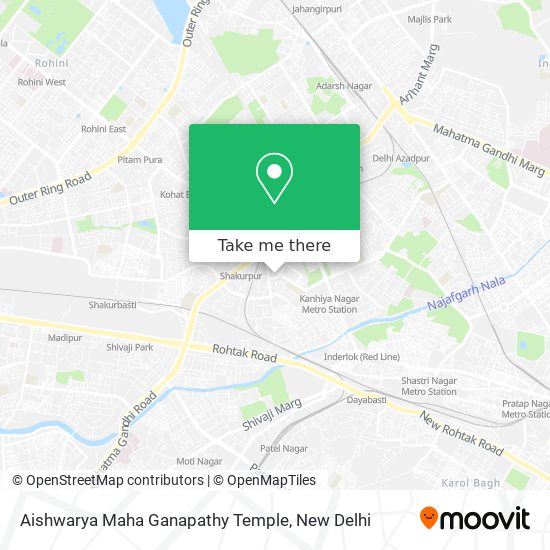 Aishwarya Maha Ganapathy Temple map