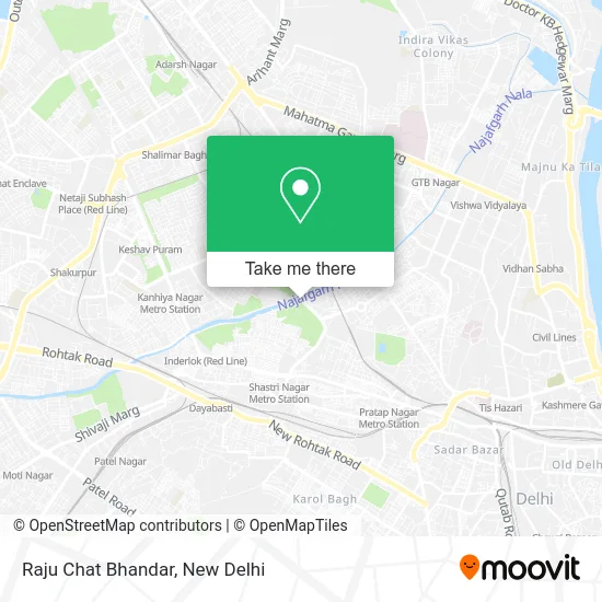 Raju Chat Bhandar map