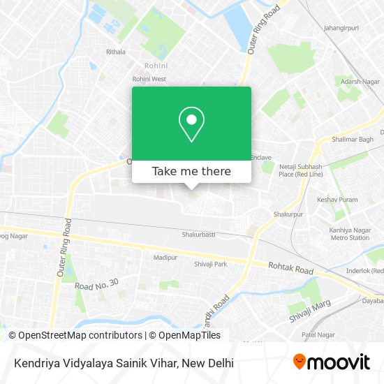 Kendriya Vidyalaya Sainik Vihar map