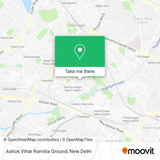 Ashok Vihar Ramlila Ground map
