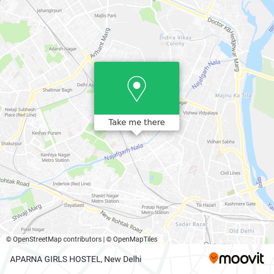 APARNA GIRLS HOSTEL map