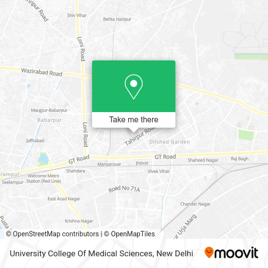 University College Of Medical Sciences map