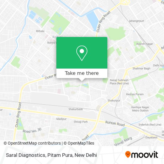 Saral Diagnostics, Pitam Pura map