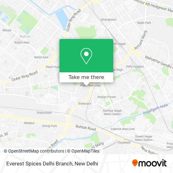 Everest Spices Delhi Branch map