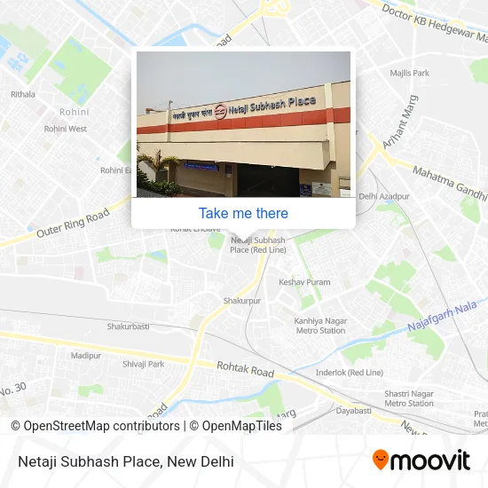 Netaji Subhash Place map
