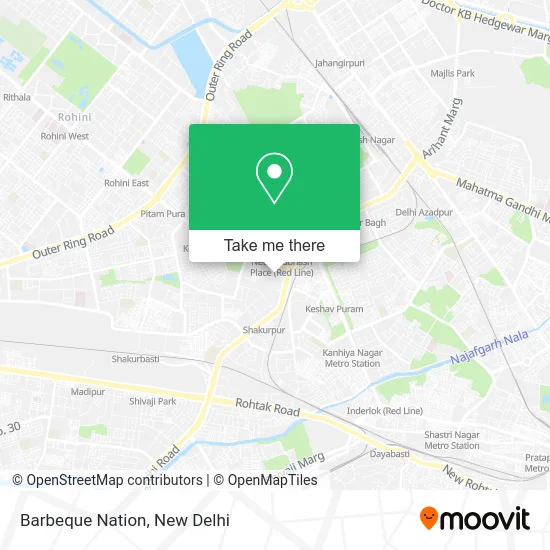 Barbeque Nation map