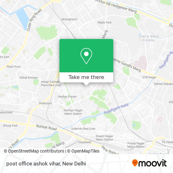 post office ashok vihar map