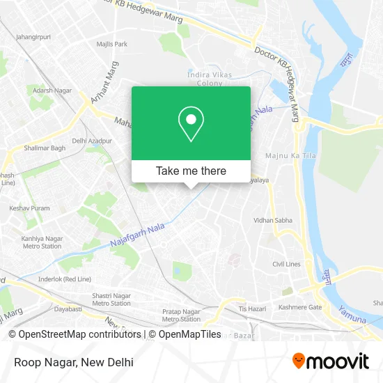 Roop Nagar map