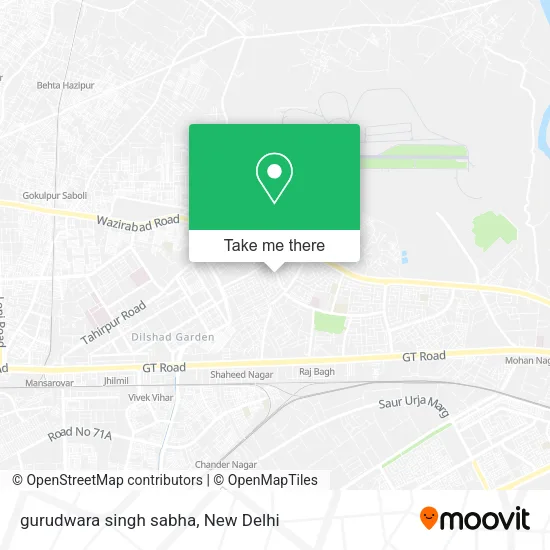 gurudwara singh sabha map