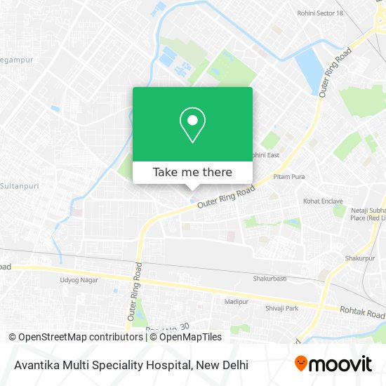 Avantika Multi Speciality Hospital map